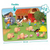 8426804506159 - PUZZLES COOPÉRATIFS LA FERME LOT DE 4