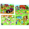 8426804506159 - PUZZLES COOPÉRATIFS LA FERME LOT DE 4