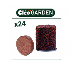20 POTS FIBRES BIODÉGRADABLES