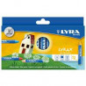 4084900502679 - LYRAX CLASSPACK 48 CRAIES À LA CIRE GÉANTES COLORIS ASSORTIS