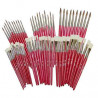 4011569025379 - 60 PINCEAUX FINS ET BROSSES ASSORTIS