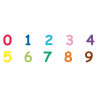 3701254700940 - 10 TAMPONS GÉANTS CHIFFRES ASSORTIS