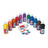 3013641884363 - LEFRANC GOUACHE LAVABLE 12 FLACONS 500ML ASSORTIS