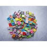 3700773314478 - 200 PERLES CUBES MULTICOLORES
