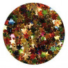 3700043008229 - PAILLETTES SEQUINS ÉTOILES POT 130G COLORIS ASSORTIS