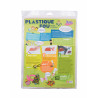 3700010422607 - 30 FEUILLES PLASTIQUE DINGUE COLORIS ASSORTIS
