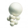 3532436100360 - 50 BOULES BLANC CELLULOSE Ø30MM