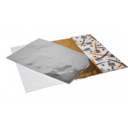 3532437004919 - 10F M?TAL ? REPOUSSER 290X185MM DOUBLE FACE OR/ARGENT