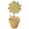 3532431032048 - CLIP MÉMO PINCE POT DE FLEURS BOIS