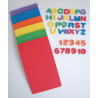 3700010410123 - 140 CHIFFRES + 120 LETTRES CAOUTCHOUC ASSORTIS