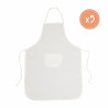 3701385300309 - TABLIER ADULTE COTON ÉCRU