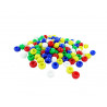 8428885479414 - 1 000 PERLES CASSIS PLASTIQUES OPAQUES COLORIS ASSORTIS