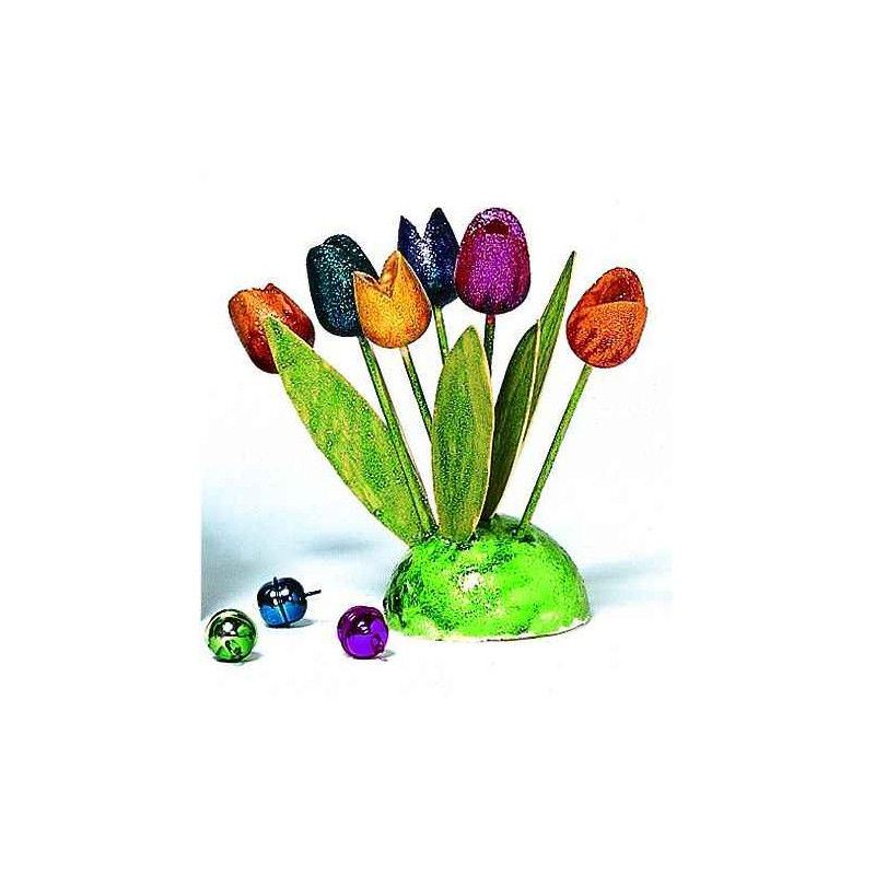 3760002572406 - GOUACHE PAILLET?E  8 FLACONS 250ML COLORIS F?TES