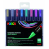 3296280021737 - POSCA PC-5M 8 MARQUEURS COLORIS MÉTAL ASSORTIS