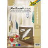 4001868005905 - 5F CARTON MÉTAL ALUMINIUM 21X29,7CM ASSORTIES