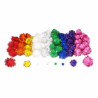 3701385301443 - 200 POMPONS PAILLETTÉS TAILLES ET COLORIS ASSORTIS