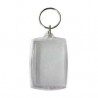 3532435401178 - 6 PORTE-CLÉS RECTANGLES PLASTIQUE TRANSPARENT