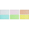 4001868107838 - 6F CARTON PAILLETTE PASTELS 17,4X24,5CM ASSORTIS