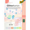 4001868107838 - 6F CARTON PAILLETTE PASTELS 17,4X24,5CM ASSORTIS