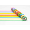 4971910280416 - 10 ROULEAUX MASKING TAPE 15MMX7M COLORIS CLAIRS ASSORTIS