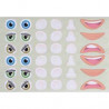 3134725022171 - 720 GOMMETTES YEUX BOUCHES NEZ