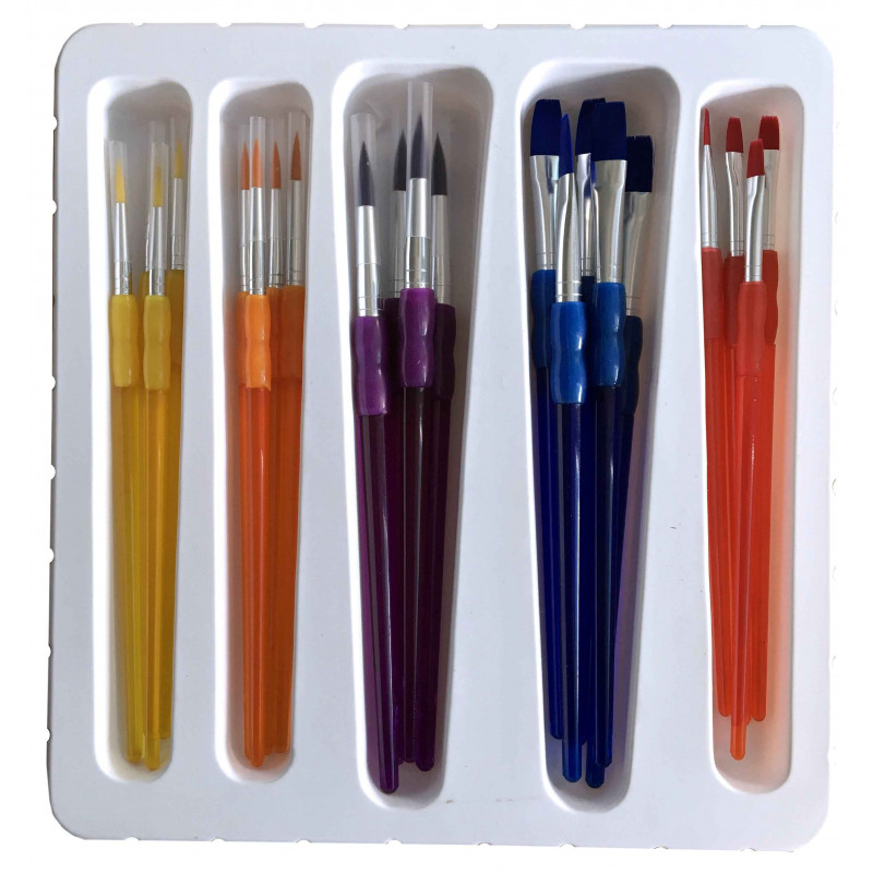 4011569023306 - CLASSPACK 30 PINCEAUX SYNTH?TIQUES MANCHE PLASTIQUE SOFT GRIP