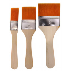 4011569109260 - SET 3 BROSSES SYNTH?TIQUES EXTRA-LARGES ASSORTIS