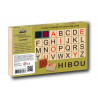 3760119713587 - 26 TAMPONS BOIS ALPHABET MAJUSCULES