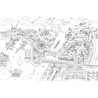 3592930011180 - LA VILLE COLORIAGE GÉANT 120x80CM