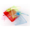 3701385300606 - 10 SACHETS ORGANZA 8 x 10 CM ASSORTIS