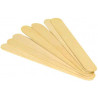 3700773320134 - 100 BÂTONNETS PLATS BOIS 15,5CM COLORIS NATUREL
