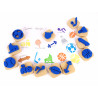 3701385304260 - 84 MINI TAMPONS 7 THEMES ASSORTIS
