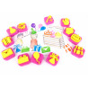 3701385304260 - 84 MINI TAMPONS 7 THEMES ASSORTIS