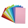 3701385302747 - 10 COUPONS PAPIERS NID D'ABEILLE 28X17,5CM MULTICOLORE ET PASTEL