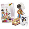 4001868078671 - 10F PAPIER PAILLETÉ 170G 24X34CM ASSORTIS 