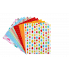 3900001750133 - 12 COUPONS FEUTRINE IMPRIMÉE 24X30CM THÈME DOUCE RÊVERIE
