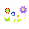 3701385301733 - 150 FLEURS FEUTRINE ADHÉSIVE ASSORTIES
