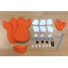 3701385302037 - KIT DIY 3 RENARDS FOXY À FABRIQUER