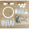 3900006149147 - KIT DIY 3 ATTRAPE-RÊVES BE A CHEYEN À FABRIQUER