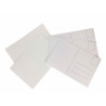 3701385302334 - 10 CARTES POSTALES CARTON 10 X 15 CM COLORIS BLANC