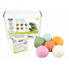 3167866993710 - PATE À MODELER BIO CLASSPACK 6 POTS 350G COLORIS VIFS ASSORTIS