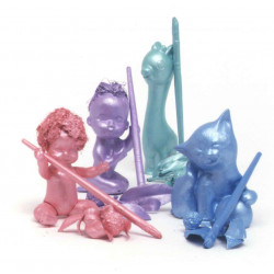 3760002572598 - ACRYLIQUE NACR?E 4 FLACONS 250ML ASSORTIS