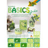4001868040043 - 30F PAPIER IMPRIMES 24X32CM MOTIFS BASICS VERT