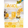 4001868040005 - 30F PAPIER IMPRIMES 24X32CM MOTIFS BASICS JAUNE