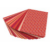 4001868040012 - 30F PAPIER IMPRIMES 24X32CM MOTIFS BASICS ROUGE