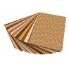 4001868040050 - 30F PAPIER IMPRIM?S 24X32CM MOTIFS BASICS MARRON