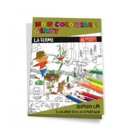 LA FERME COLORIAGE G?ANT...