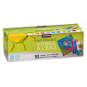 3167860541993 - PEINTURE VITRAIL À L'EAU 10 FLACONS 45ML ASSORTIS