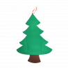 3701385305304 - SAPIN DE NOEL GÉANT AVEC ACCESSOIRES