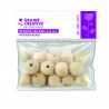3532431008500 - 18 PERLES RONDES BOIS Ø20MM
